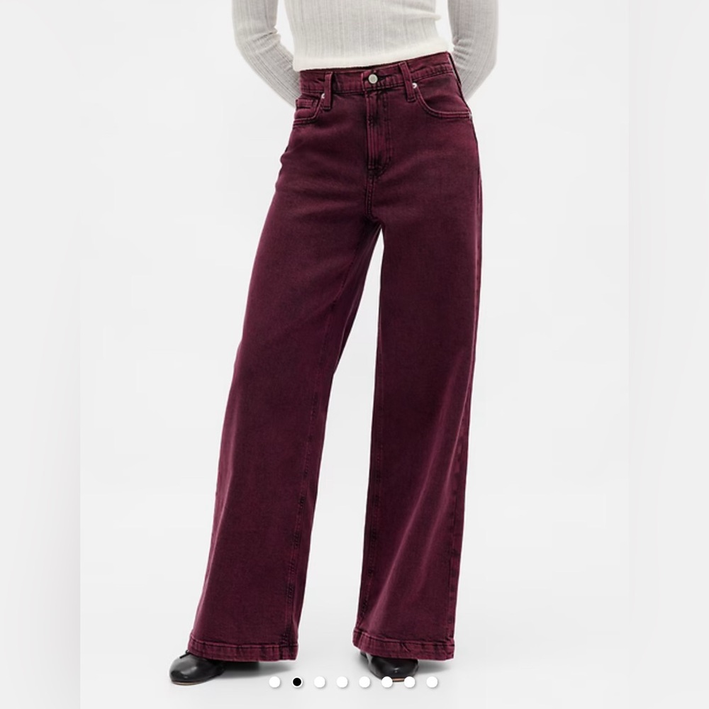GAP Women's Burgundy Jeans
